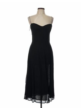 reformation serafina mermaid skirt sleeveless denim dress Reformation Serafina Denim Midi-Dress